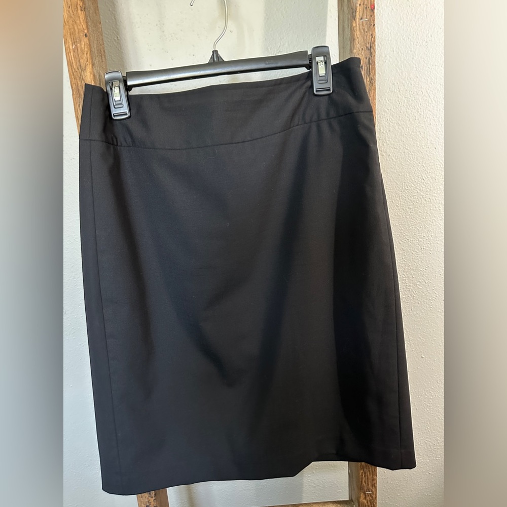Banana Republic Black Suit Skirt